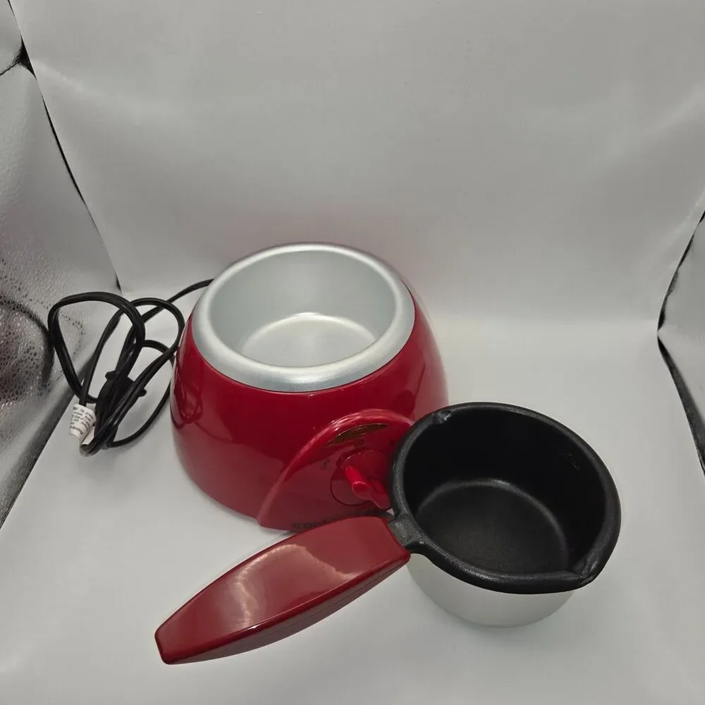 Cook's Essentials Red Chocolate Treat Maker with Molds Model CECM1 CECM1R